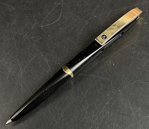 Pelikan Push Mechanism Ballpoint Pen No.1 Design L. Colani Black Gold - Working