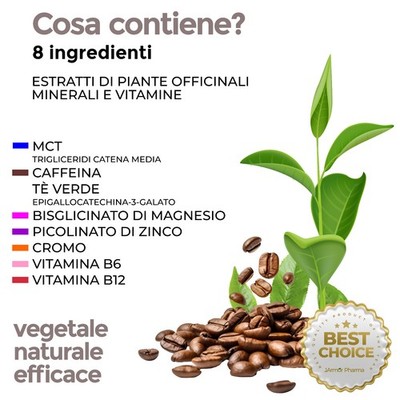Potente Dimagrante Forte Brucia Grassi Dimagrire Garcinia Tè verde