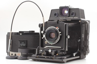 [N MINT / Cam] Horseman VH-R Film Camera Topcor 90mm Lens 8EXP 6x9 Holder JAPAN