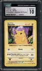 Pokemon CGC 10 Gem Mint Japanese CD Promo Shadowless Base Pikachu 58/102
