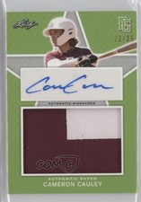 2020 Leaf Perfect Game National Showcase 22/25 Cameron Cauley Patch Auto nd3