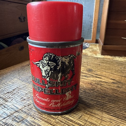 Vintage Ply Co New York New York Bullshit Repellent spray Can Cures Chronic BS