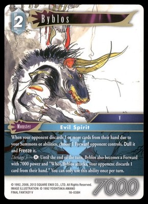 Byblos 16-038H Emissaries of Light NM Final Fantasy TCG