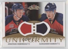 2013-14 Fleer Showcase Uniformity Jonathan Huberdeau Aleksander Barkov #U-HB 2d8