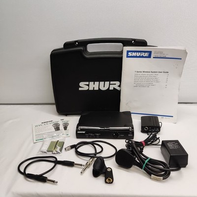 SHURE T4N-ZZ 174,500MHz WIRELESS RECIEVER SHURE T11-ZZ SENDER TASCHENSENDER