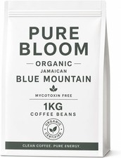 Jamaican Blue Mountain Coffee Beans 1kg Whole Bean Low Acid Mold Free Lab Tested