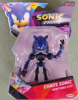 #ad Jakks Pacific Netflix Sonic Prime New Yoke City Chaos Sonic 5quot; Damaged Box $23.97