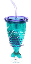 Disney Parks Disneyland The Little Mermaid Tumbler Teal Tail Purple Lid