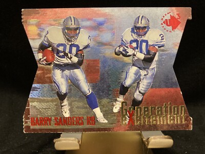 1997 Upper Deck UD3 Generation Excitement Die Cut #GE8 Barry Sanders