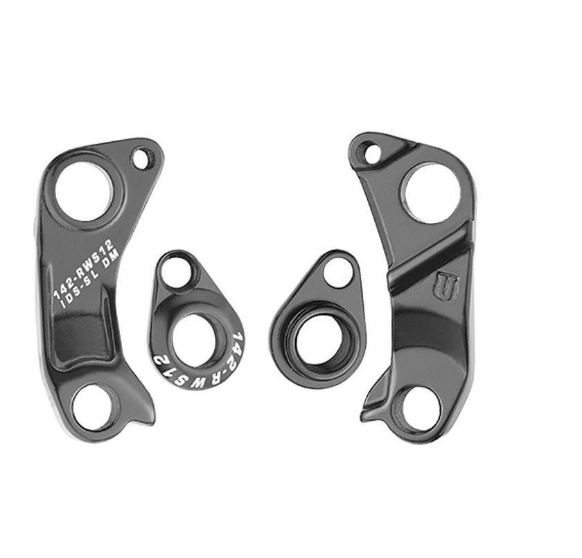 Patte de derailleur velo en alu compatible cadre Scott GH-181 argent