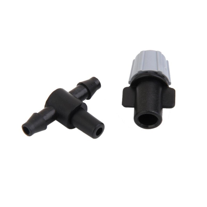 Misting Nozzles Sprinkler Nozzles+Tee Joints Lawn Equipment DIY