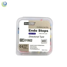 DENTAL ENDODONTIC ENDO STOPS ASSORTED COLORS 120/BOX DIADENT BRAND