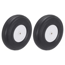 RC Airplane Wheels 4.53" OD for DIY RC Model Plane Aircraft 2 Pcs