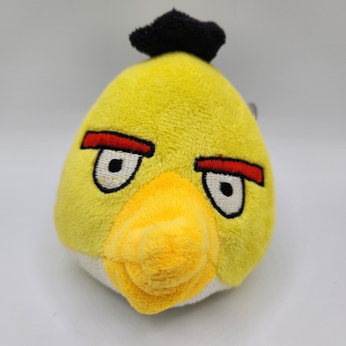 Angry Birds Yellow Plush Window Cling Suctoin Cup 4" Stuffed Animal (B) - Picture 1 of 6