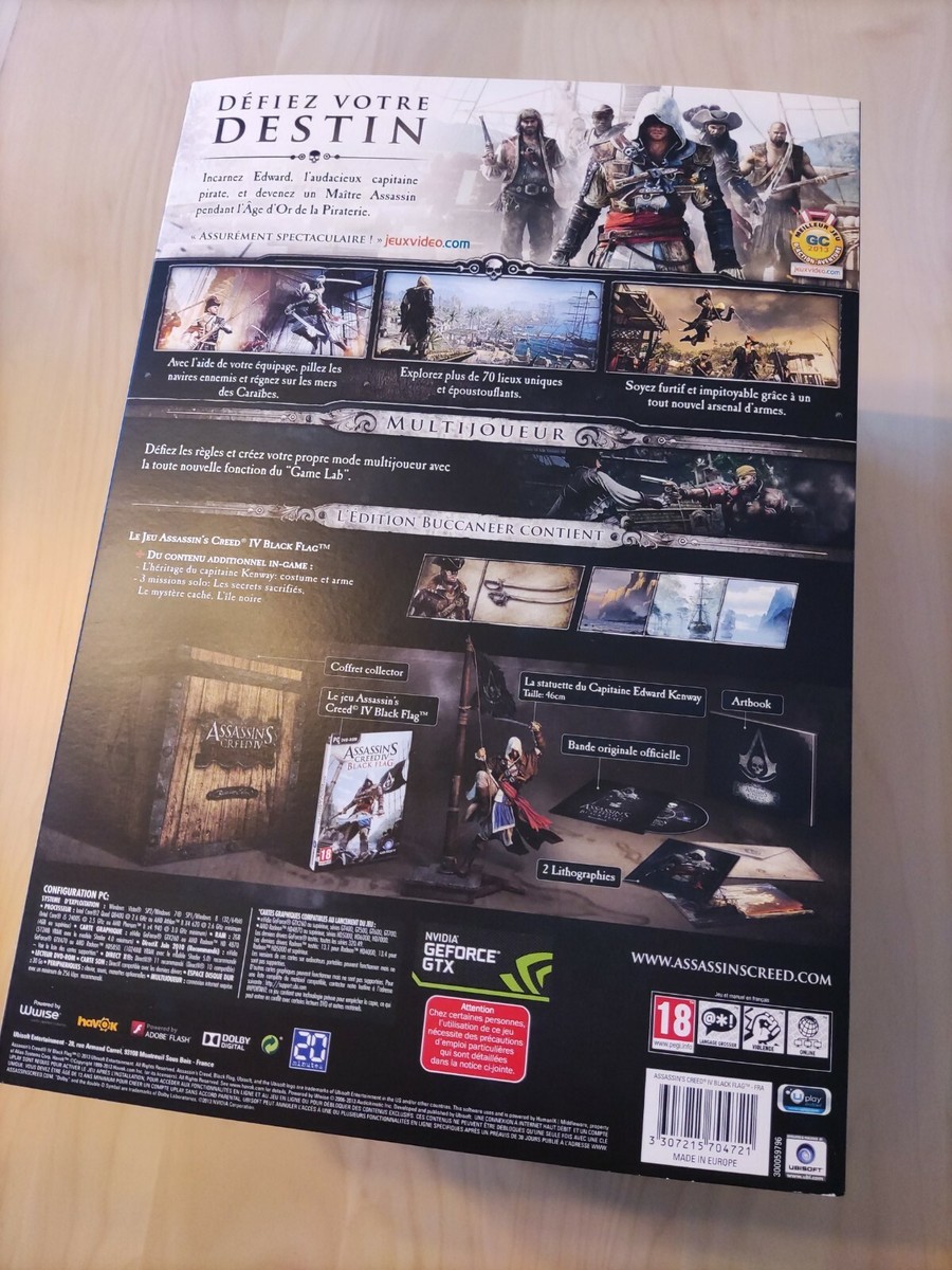 Assassin's Creed Black Flag – Bucaneer Edition Collector – PC – Neuf Sous Blister