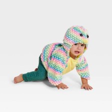 Baby Ostrich Halloween Costume Plush Hooded Pullover - 0-6 Months C407