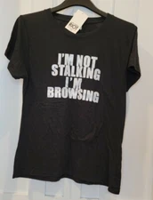 New SUB URBAN RIOT Black "I'm Browsing" T Shirt (Size M) MSRP $44