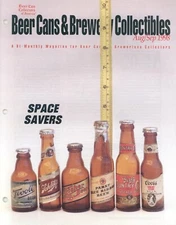 BCCA BREWERIANA BEER CAN COLLECTOR MAGAZINE AUG SEPT 98 ABA NABA MINI BOTTLES