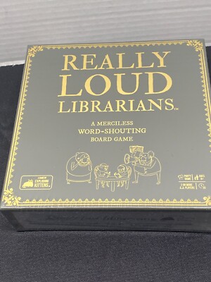 Really Loud Librarians -A Merciless Word-Shouting Board Game-New-Sealed -2023