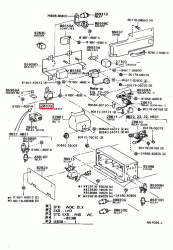 Genuine Toyota LandCruiser HJ47 HJ45 Starter Relay - Picture 17 of 20