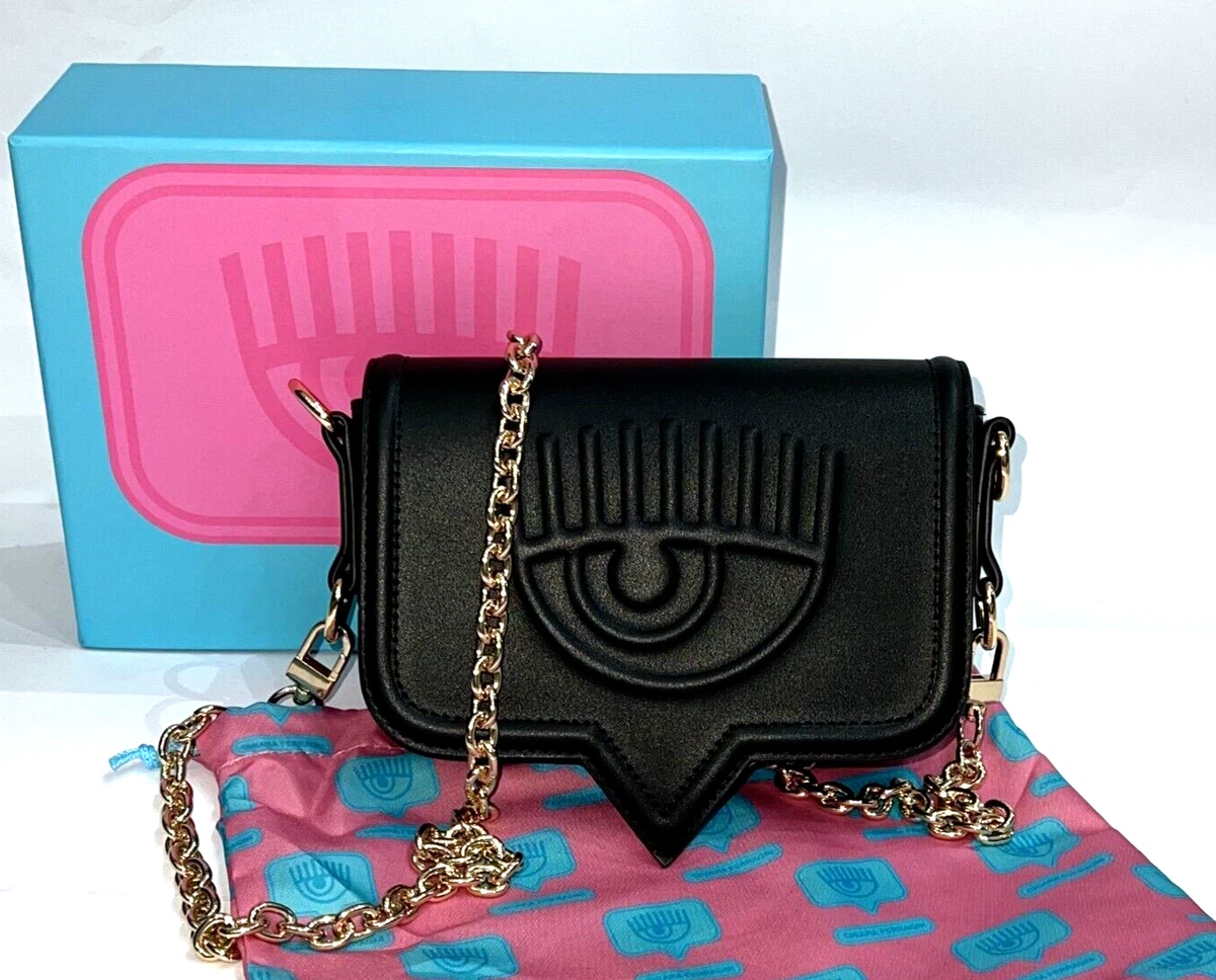 CHIARA FERRAGNI: wallet with Eyelike logo - Black