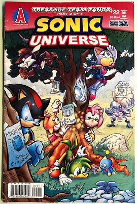 SONIC UNIVERSE Comic #22 January 2011 TREASURE TEAM TANGO 2 of 4 Bagged FN-