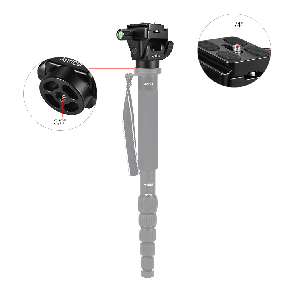 M12 Monopod Tilt Head Panoramic Head For Canon Tripod UK K4S5 eBay