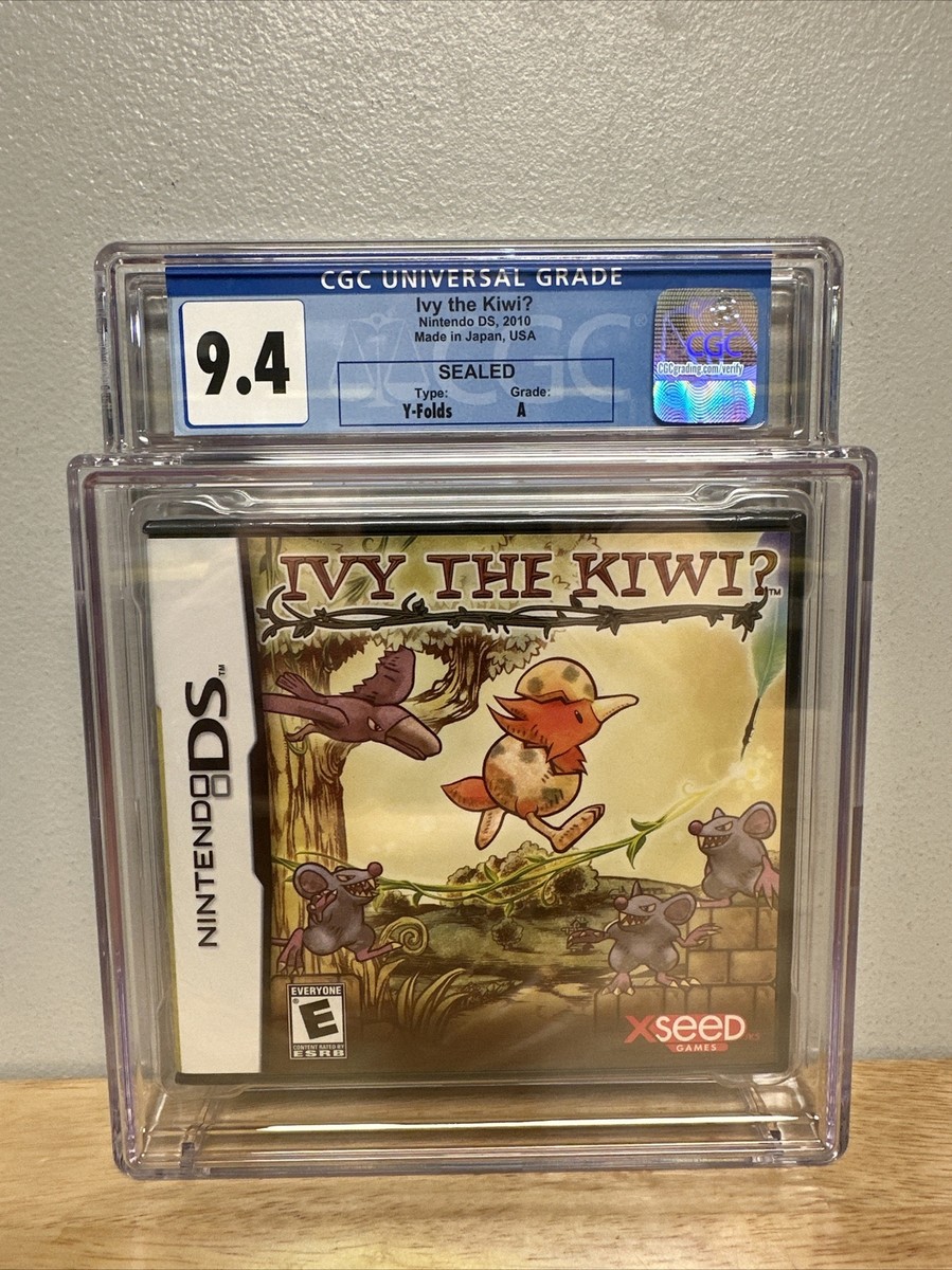 Ivy the Kiwi (Nintendo DS, 2010) Brand New Sealed - CGC Graded 9.4