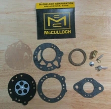 McCulloch Chainsaw Carburetor Kit Super 250 S550 450 1-51 795 1-43 380 250 1-71