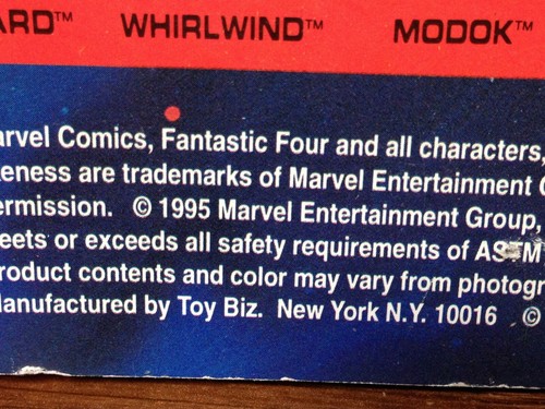1995 Marvel Comics Fantastic Four Firelord Action Figure  - Afbeelding 3 van 4