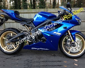 For Triumph Daytona 675 2009 2010 2011 2012 Daytona675 Blue Motorbike Fairings Ebay