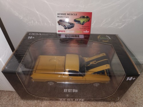 1:24 DDA Ford XY GT Falcon Ute Yellow Ochre Black stripes DDA2488 - Picture 2 of 6