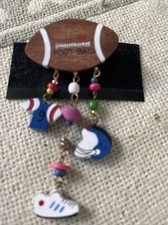 Football Brooch  / Lapel Pin