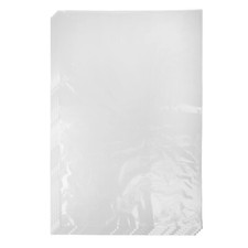 Image of 9x13" 350g Clear Polythene Poly Open End Strong Clear Heat Seal Pouch Flat Bags
