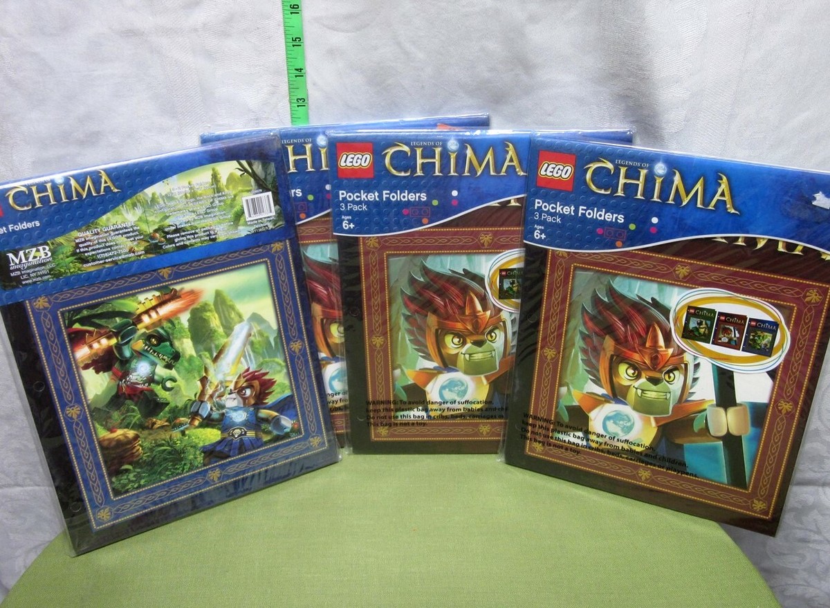 MZB Imagination LEGO Legends of Chima Pocket Folders School