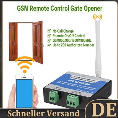 RTU5024 Gate Opener Relay Switch Remote Control Door Opener EU Plug DE