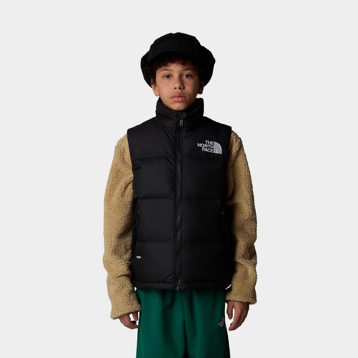 The North Face Teens' 1996 Retro Gilet Youth Boys Nuptse Quilted