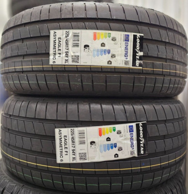 2x Goodyear F1 Asymmetric 6 225/45 ZR17 XL 94Y 225 45 17 AUTOREIFEN 2254517 C+A