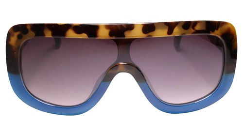 Oversized Fashion Designer Square Big Single Flat Lens Womens Sunglasses Shades - Picture 14 of 16