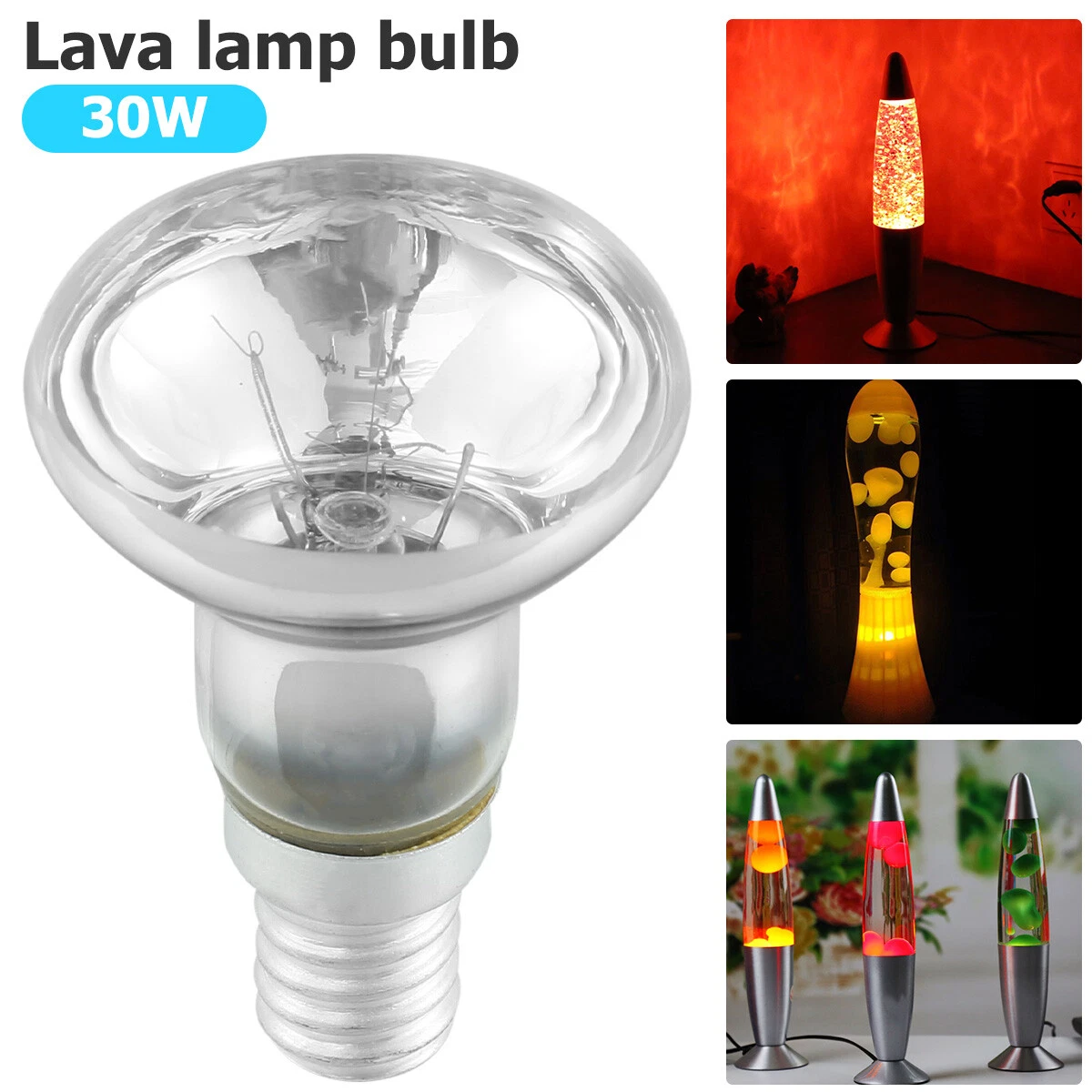 30W Lava Lamp Bulbs Reflector Type Bulb R39 E14 Base Lava Lamp