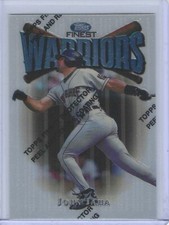 JOHN JAHA   1997  TOPPS FINEST SILVER WARRIORS  #114   BREWERS / FREE SHIP