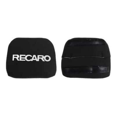 1Pcs JDM RECARO Racing Black Tuning Pad For Head Rest Cushion Bucket Seat Racing