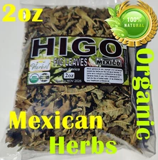 Hojas de Higo, Hojas/hierba de Higuera, Fig Leaves 2oz Natural Organic Mexican !
