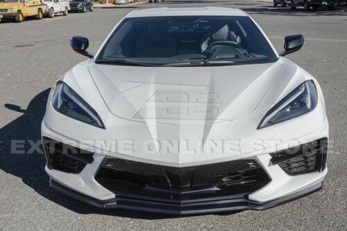 For 20-Up Corvette C8 | GM Z51 CARBON FLASH Front Bumper Lip Splitter Spoiler - Bild 3 von 12