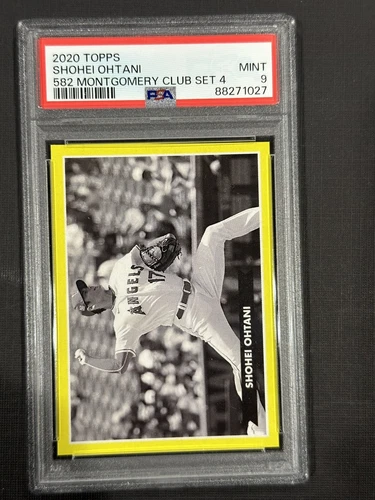 2020 Topps 582 Montgomery Club Set 4 Shohei Ohtani PSA 9 Mint