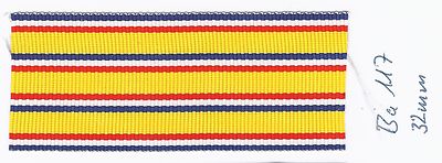 Ordensband Frankreich Med. d'honneur des Sa Pompiers 32mm 0,5m(ba117)(1m7,00)