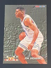 🏀1993-94 Hoops Basketball Face to Face Insert #FTF4 DREXLER / Jim JACKSON 🏀