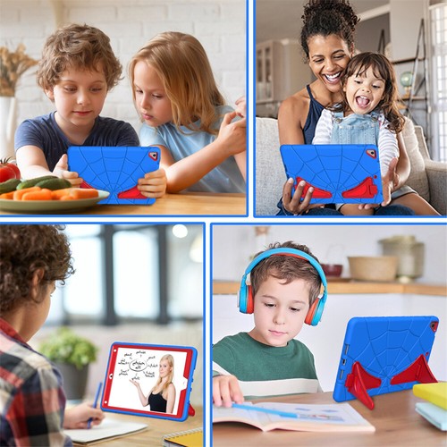 Custodia supporto bambini antiurto per iPad 5a 6a generazione Air 1 2 Pro 9.7 Spider-Man - Foto 16 di 60
