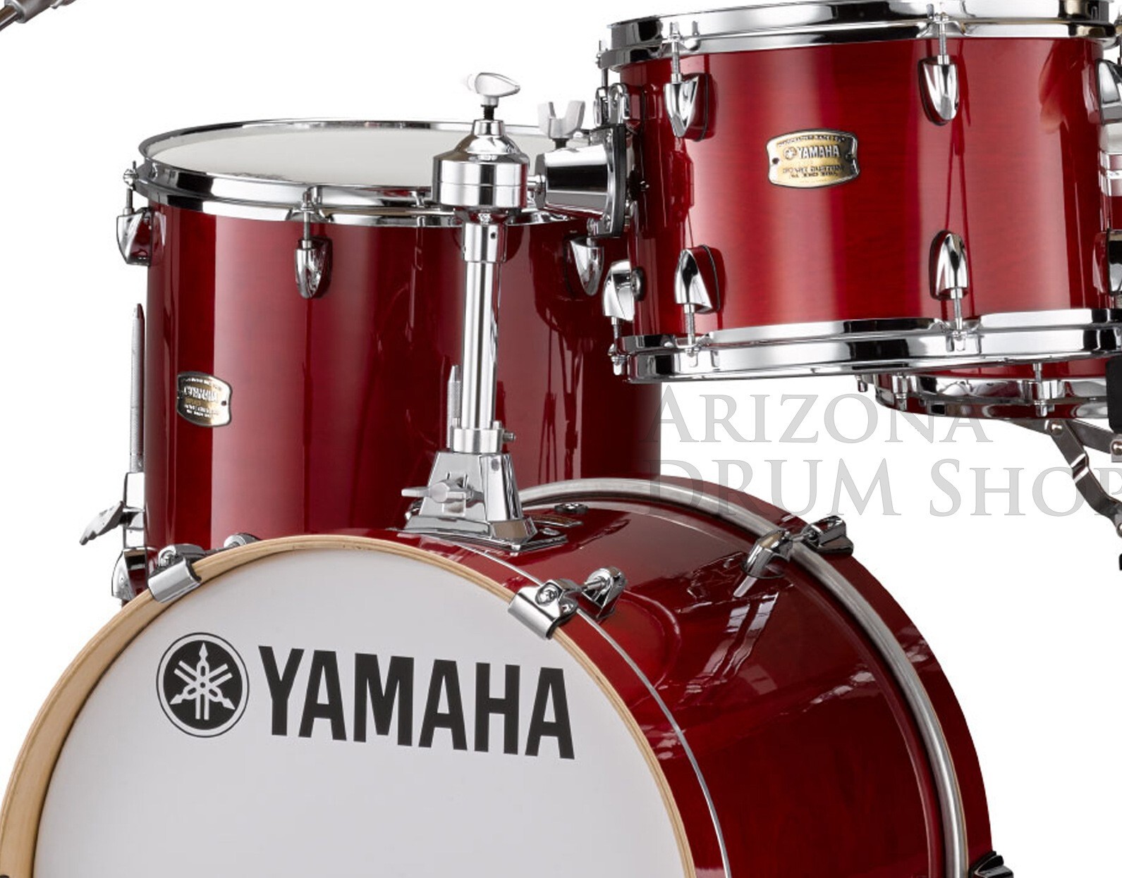 Yamaha Stage Custom Birch 3-pc Be Bop Drum Shell Pack CRANBERRY RED w/18" Bass
