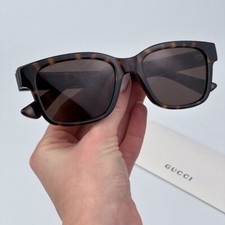 Gucci Women AUTHENTIC Sunglasses Havana Brown Square GG1716S 002 BRAND NEW